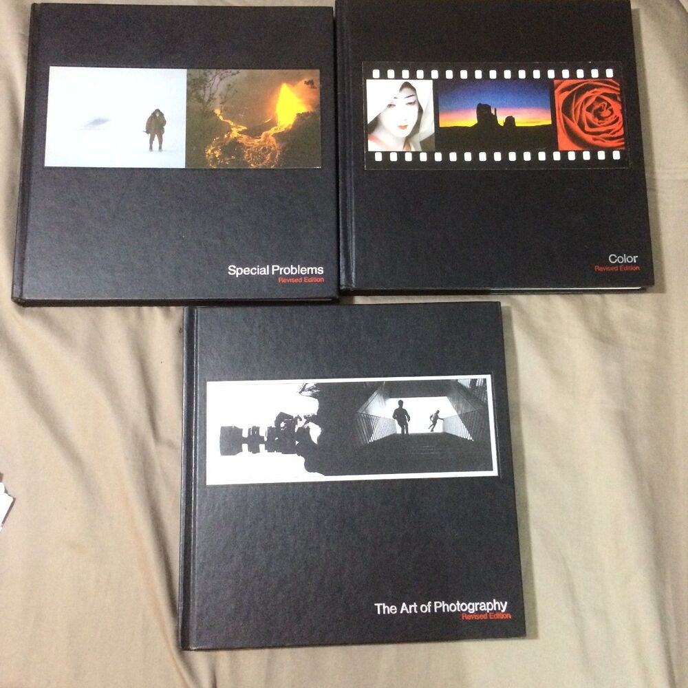 Time Life Library Of Photography 3 Book Lot Art Color Special Problems Revised